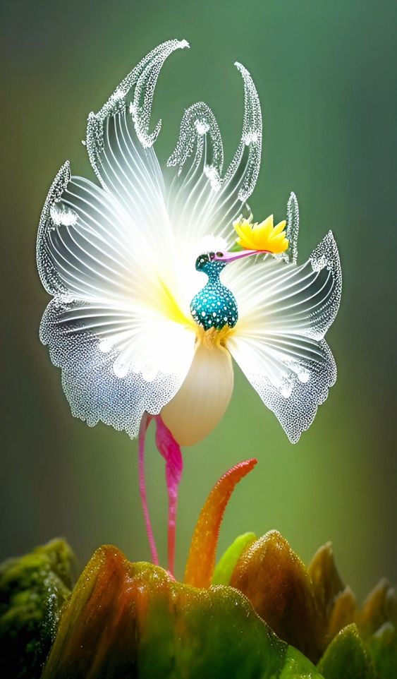 La Magia Floral: Descubriendo Flores que Resemblan a Elegantes Aves.